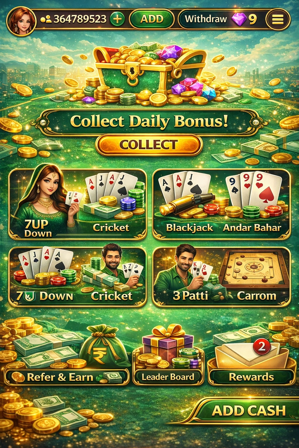 Rock N' Cash Casino game